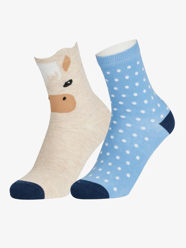 Buy LeMieux Mini Character Socks 2 Pack Palomino| Online for Equine
