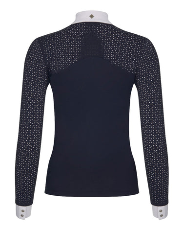 Le Mieux Olivia Navy Long Sleeved Show Shirt