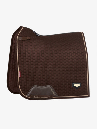 Buy Le Mieux Puissance Suede Dressage Square Brown | Online for Equine