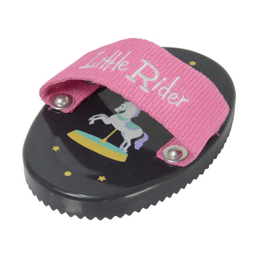 Merry Go Round Curry Comb by Little Rider-Grey / Pink