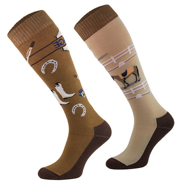 Comodo Junior Dressage Novelty Socks -Euro 35-38 (UK 2.5-5)
