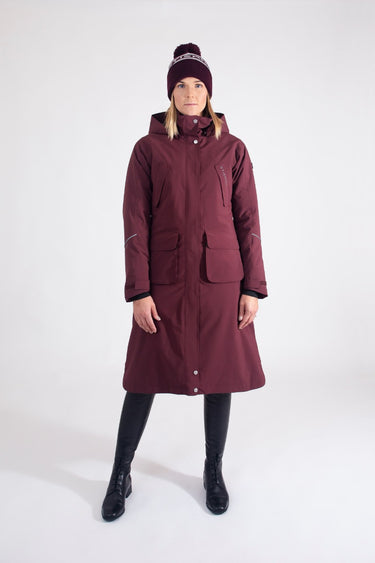 Buy Stierna Stella Long Ladies Mulberry Winter Coat | Online for Equine