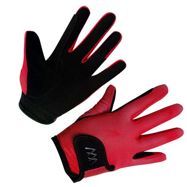 Buy the Woof Wear Young Rider Royal Red Pro Gloves | Online for Equine
