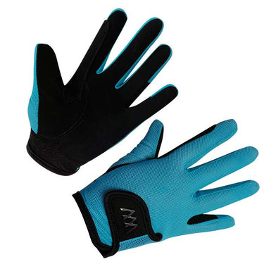 Buy the Woof Wear Young Rider Turquoise Pro Gloves | Online for Equine