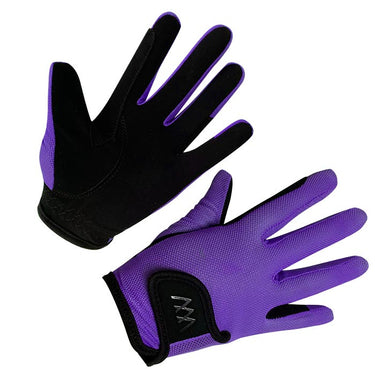 Buy the Woof Wear Young Rider Ultra Violet Pro Gloves | Online for Equine