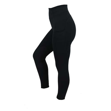 Woof Wear Original Knee Patch Black Riding Tights