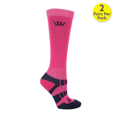 Buy the Woof Wear Young Rider Pink Pro Sock | Online for Equine
