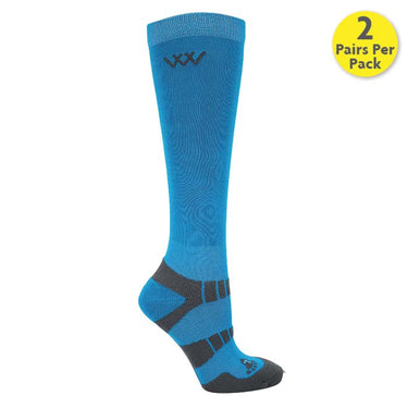 Buy the Woof Wear Young Rider Turquoise Pro Sock | Online for Equine