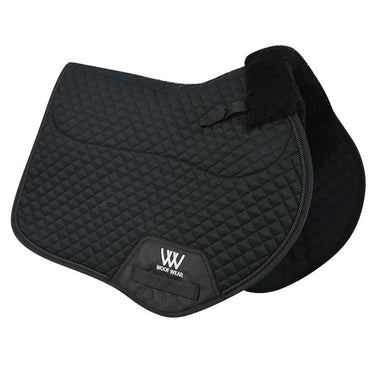 Buy the Woof Wear Black Close Contact Sheepskin Pad | Online for Equine