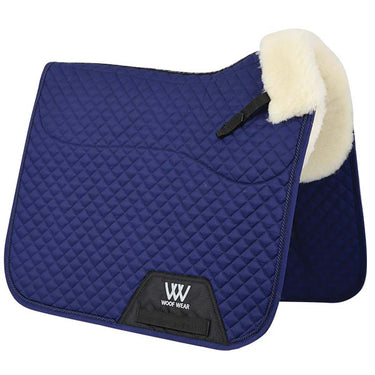 Buy the Woof Wear Navy Dressage Sheepskin Pad | Online for Equine