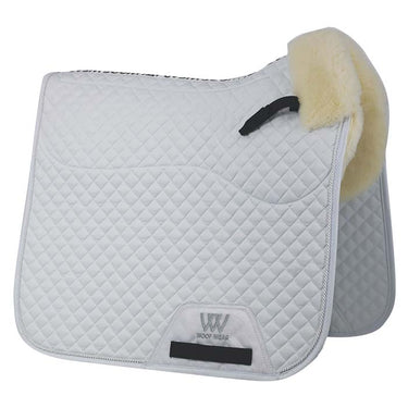 Buy the Woof Wear White Dressage Sheepskin Pad | Online for Equine
