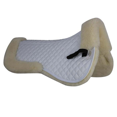 Buy the Woof Wear White Sheepskin Half Pad | Online for Equine