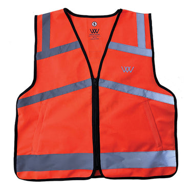 Buy the Woof Wear Orange Junior Hi Vis Riding Vest | Online for Equine