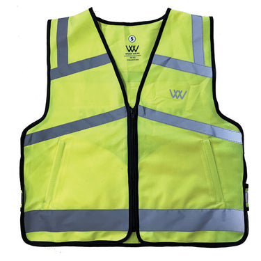 Buy the Woof Wear Yellow Junior Hi Vis Riding Vest | Online for Equine