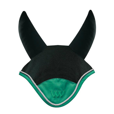 Buy the Woof Wear British Racing Green Ergonomic Fly Veil | Online for Equine