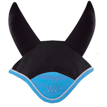Buy the Woof Wear Powder Blue Ergonomic Fly Veil | Online for Equine