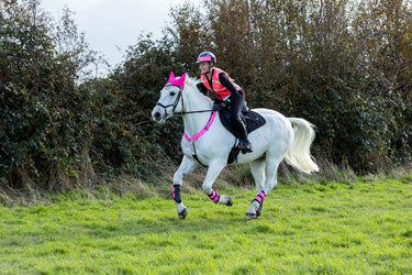 Woof Wear Hi Viz Pink Unisex Hi Vis Riding Vest (not certified)