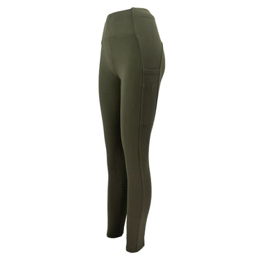 Woof Wear Olive Winter Full Seat Ladies Riding Tights