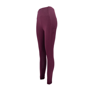 Woof Wear Plum Winter Full Seat Ladies Riding Tights