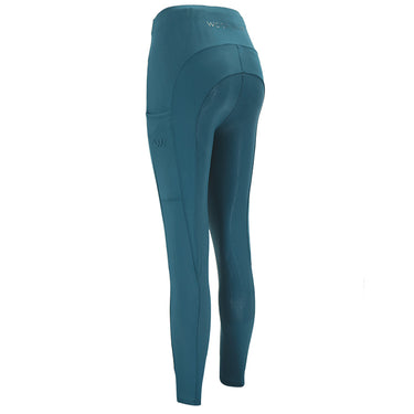 Woof Wear Petrol Blue Original Full Seat Ladies Riding Tights