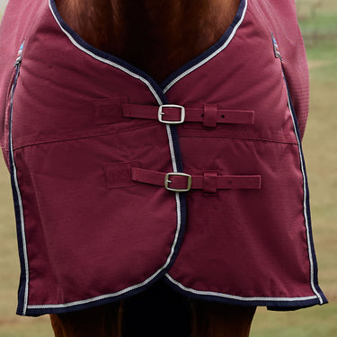 Weatherbeeta Comfitec Prelim Turnout 220G Burgundy/ Navy