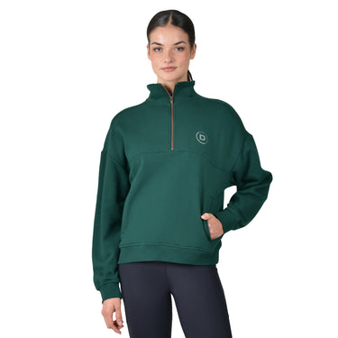Dublin 1/4 Zip Fleece Pullover Dark Emerald Green