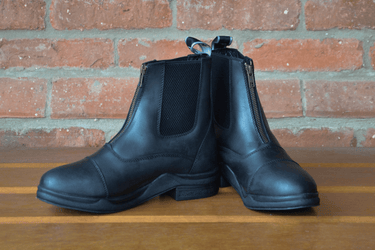 HyLand Wax Leather Zip Jodhpur Boot