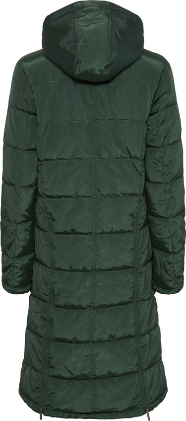 Buy Equipage Ladies Quilted Candice Spruce Green Long Jacket | Online for Equine