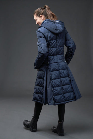 Buy Equipage Ladies Quilted Candice Navy Long Jacket - UK 16| Online for Equine