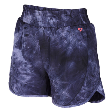 Buy the Shires Aubrion Ladies Navy Tie Dye Activate Shorts | Online for Equine