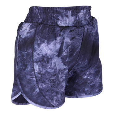 Buy the Shires Aubrion Ladies Navy Tie Dye Activate Shorts | Online for Equine