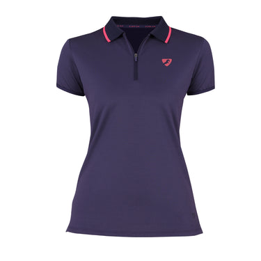 Buy the Shires Aubrion Navy Ladies Poise Tech Polo | Online for Equine