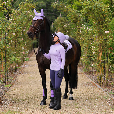 Buy the Shires Aubrion Revive Ladies Lavender Long Sleeve Base Layer | Online For Equine