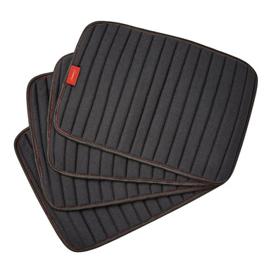 WeatherBeeta Therapy-Tec Channel Quilt Leg Pads-One Size-Black / Red