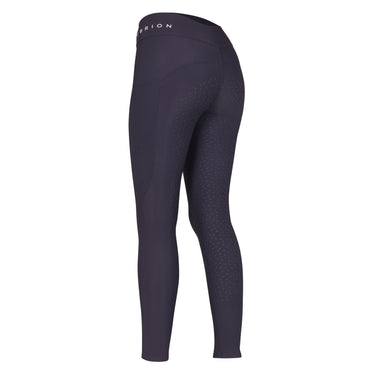 Buy the Shires Aubrion Navy Ladies Laminated Riding Tights | Online for Equine