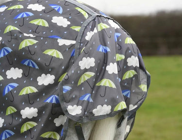 Buy the WeatherBeeta Umbrella Print ComFiTec Essential Mesh II Combo Neck Fly Rug | Online For Equine