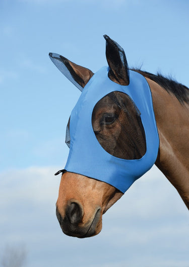 Buy Weatherbeeta Royal Blue Stretch Bug Dual Eye Saver Fly Mask With Ears | Online for Equine