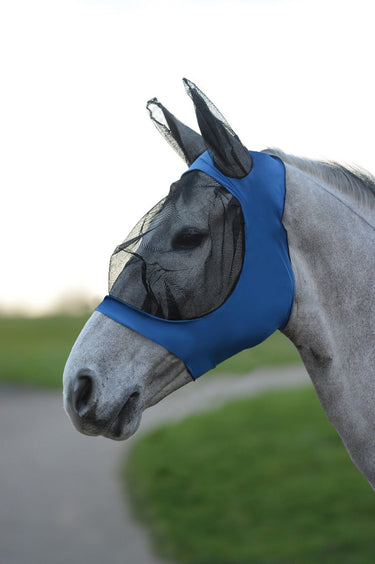 Buy Weatherbeeta Royal Blue Stretch Eye Saver Fly Mask With Ears | Online for Equine