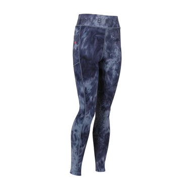 Buy the Shires Aubrion Young Rider Navy Tie Dye Riding Tights | Online for Equine