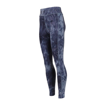 Buy the Shires Aubrion Young Rider Navy Tie Dye Riding Tights | Online for Equine