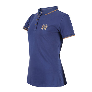 Buy the Shires Aubrion Navy Team Polo Shirt | Online for Equine