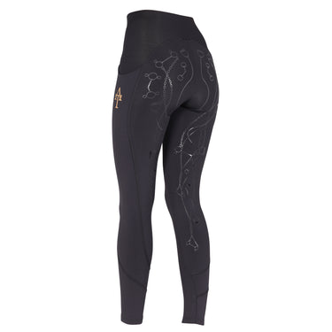 Buy the Shires Aubrion Black Team Riding Tights | Online for Equine