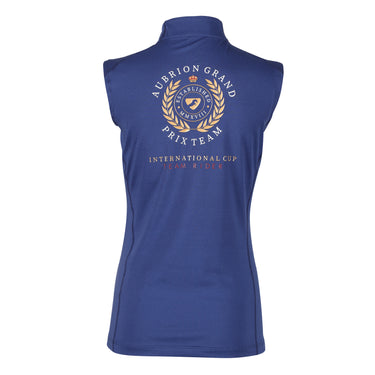 Buy the Shires Aubrion Young Rider Navy Team Sleeveless Base Layer | Online for Equine