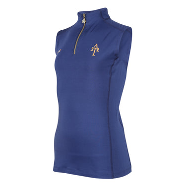 Buy the Shires Aubrion Young Rider Navy Team Sleeveless Base Layer | Online for Equine