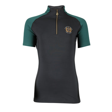 Buy the Shires Aubrion Young Rider Black Team Short Sleeve Base Layer | Online for Equine