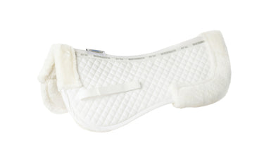 Buy WeatherBeeta White Prime Comfy Fleece Half Pad| Online for Equine