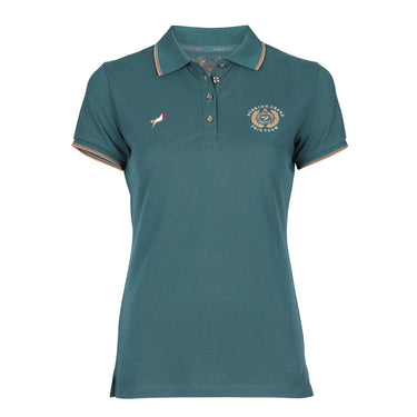Shires Aubrion Young Rider Green Team Polo Shirt