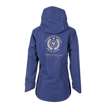 Buy the Shires Aubrion Young Rider Navy Team Waterproof Jacket | Online for Equine
