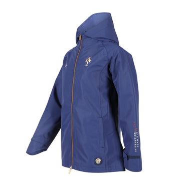Buy the Shires Aubrion Young Rider Navy Team Waterproof Jacket | Online for Equine