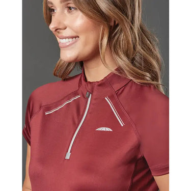 Buy Weatherbeeta Maroon Victoria Premium Short Sleeve Top| Online for Equine